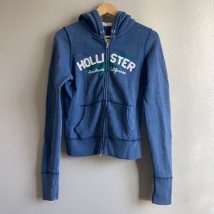 Hollister full zip hoodie juniors L